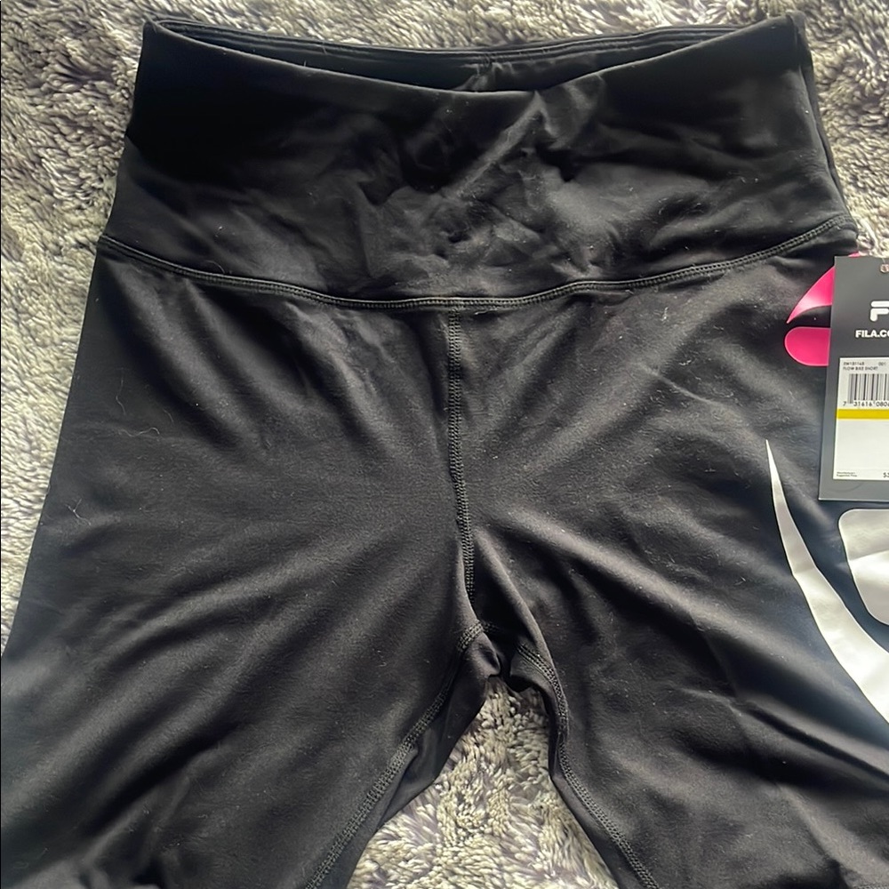 Fila Black Biker shorts M